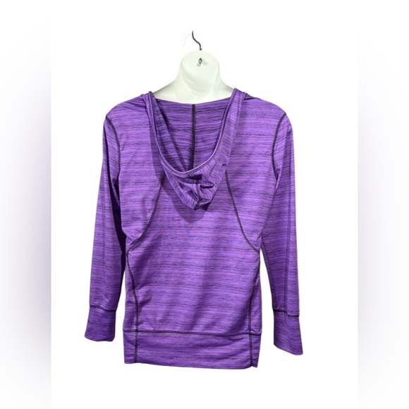 NEW, Champion, Heather Purple Hooded Top, Large - Picture 8 of 10